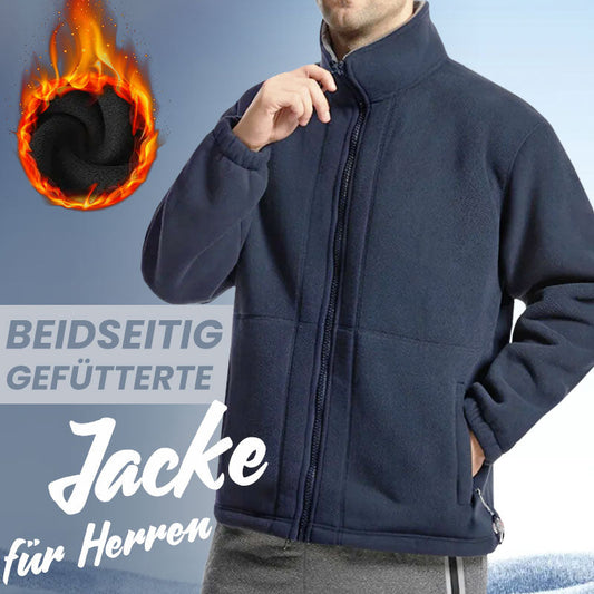 🔥Black-Friday-Mega-Angebot – 50 % Rabatt!❄️Kostenloser Versand Herren-Doppelfleecejacke