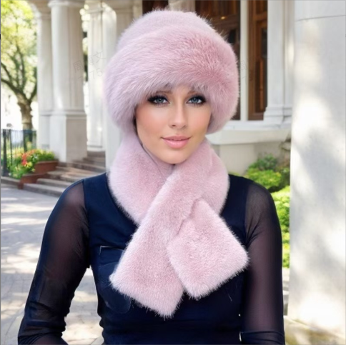 🎅 Festliche Vorratssale🧣👒Perfektes Set: Winterschal & Plüschmütze - Das Wärme-Duo für frostige Tage🎁