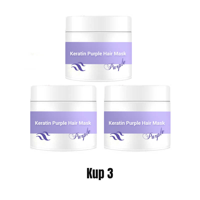 ✨Begrenzte Zeit: Kaufen Sie 3, erhalten Sie 2 gratis✨🧴💛 Keratin Lila Haarmaske & Lass die Haare im Wind wehen