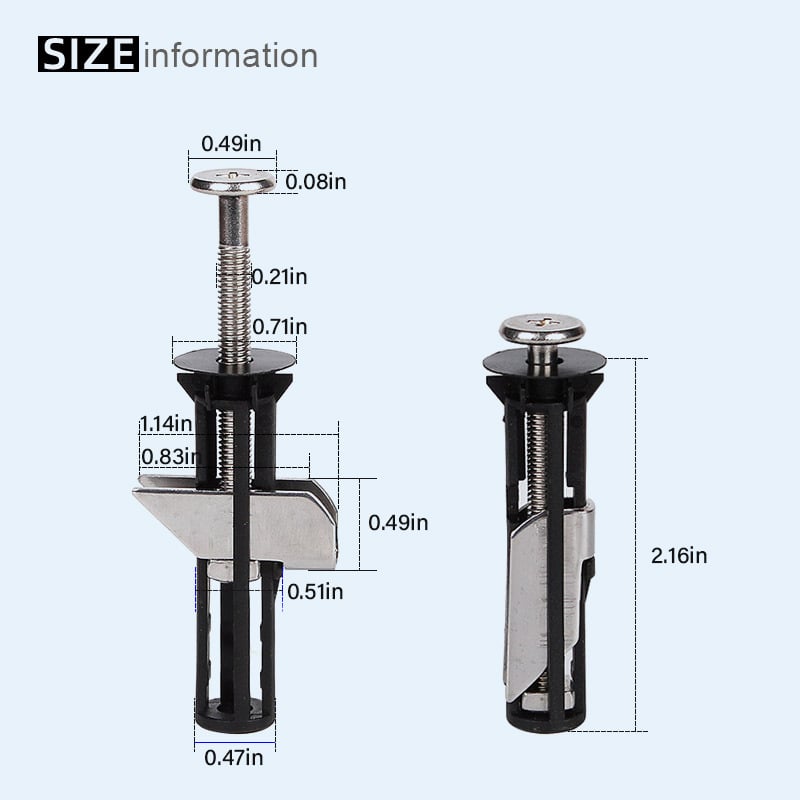 🚽 1 KAUFEN + 1 GRATIS! 🔧 WC-Sitz Befestigungsschrauben – Robuster Halt & stabiler Sitz ✨