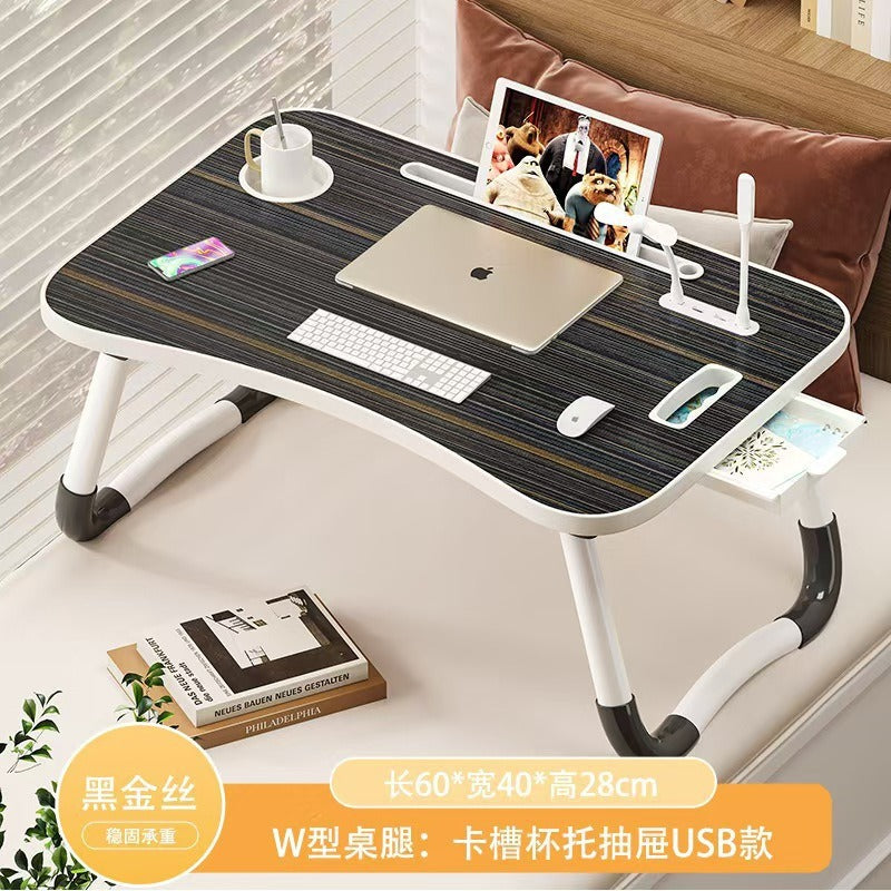 ⏳Nur für kurze Zeit – 50% RABATT⏰Klappbarer Laptop-Bettisch mit Becherhalter