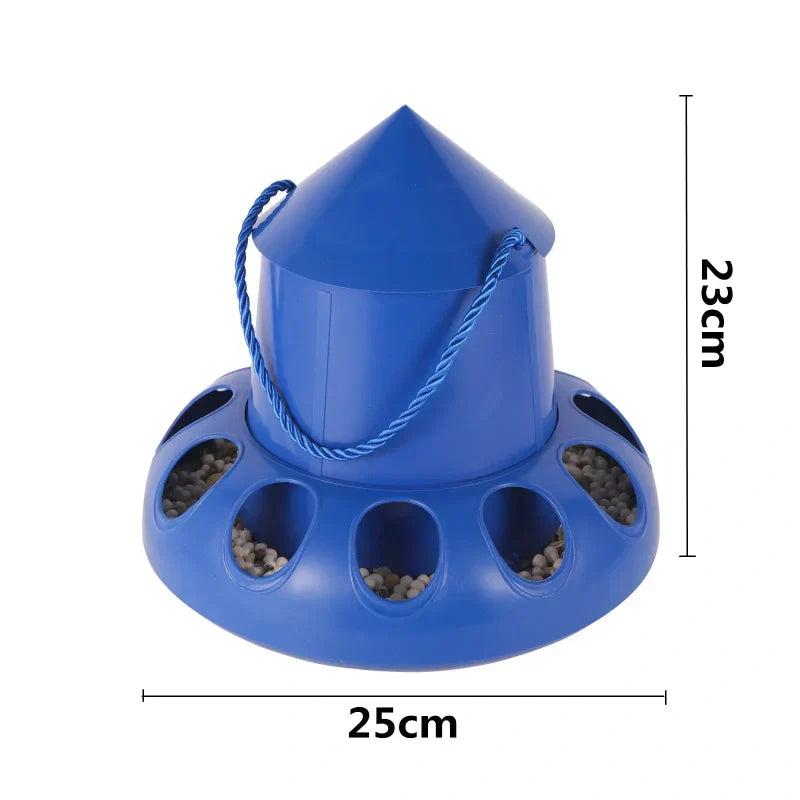 ⏳Begrenzte Zeit 50% Rabatt💥Taubenfütterungsautomat mit 11 Löchern und Aufhängeseil