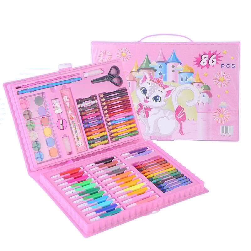 🔥Deluxe 6-in-1 Kreativ-Kunstset 🧑🎨 (Ideales Geschenk für Kinder) Jedes Kind ist ein Künstler!