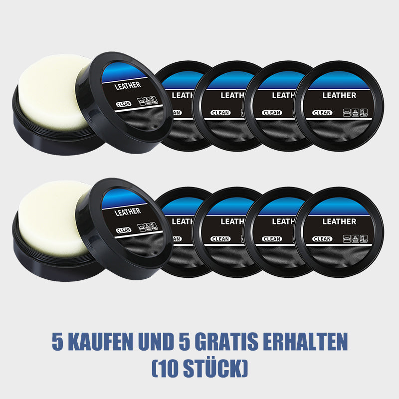 🧼 KAUFEN 2 ERHALTEN 3! ✨ Reinigungs- & Pflegecreme für Leder - Tiefenreinigung mit Natürlichen Ölen für Möbel, Autositze & Accessoires 🛋️🌟