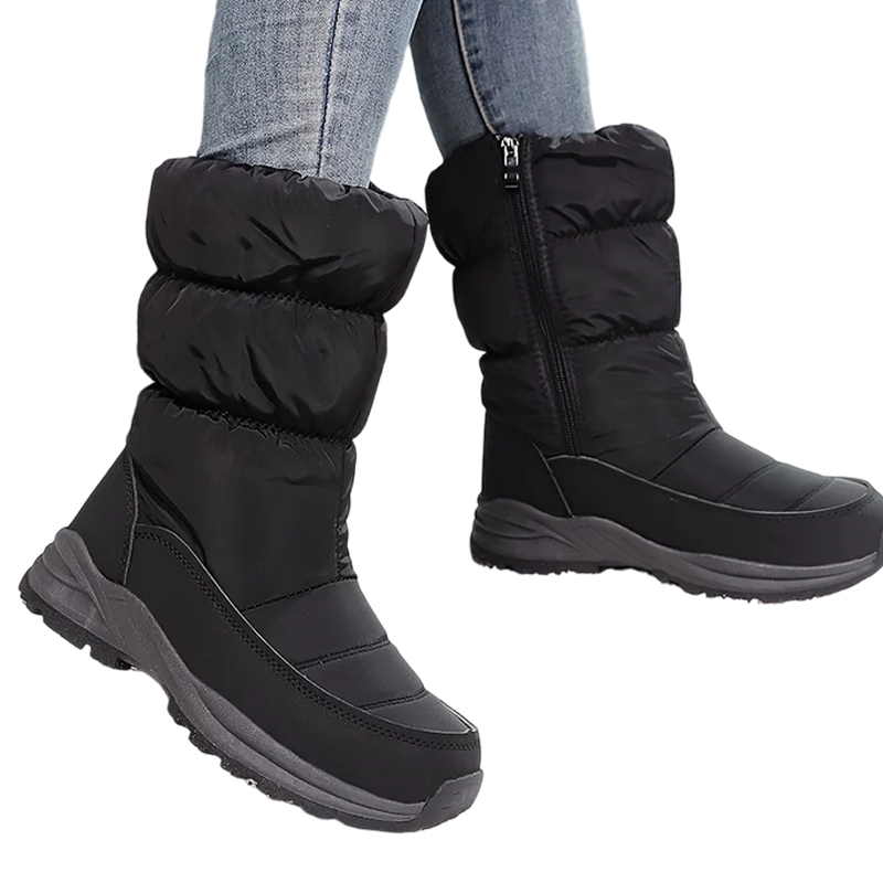 ⚡⚡ 49% Rabatt ❄️ Ultrawarme Damen-Schneestiefel mit Kunstfellfutter – Beine warm, Komfort pur im Schnee!