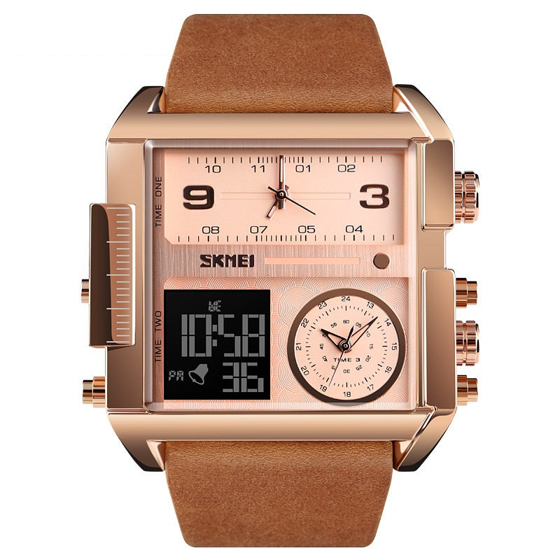 ⌚ 50% RABATT! ⏰ 50mm Übergroße Sportuhr – Doppelwerk, Leuchtzeiger & wasserbeständig – Ideal für Sport, Arbeit oder den Alltag – robust & leicht ablesbar 🛡️✨