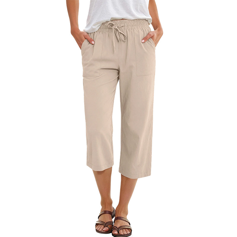 🔥⏰ NUR SOLANGE DER VORRAT REICHT: -50% 💥 Damen 7/8 Hose aus Baumwolle & Leinen 👖 luftig, bequem & perfekt für den Sommer ☀️