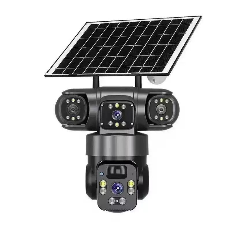 🔎 50% RABATT! 📷 6K 9MP 3-Linsen Outdoor-Kamera – 10x Zoom, 360° PTZ, Farb-Nachtsicht & IP66 wasserdicht – perfekt für Rundumschutz 🛡️