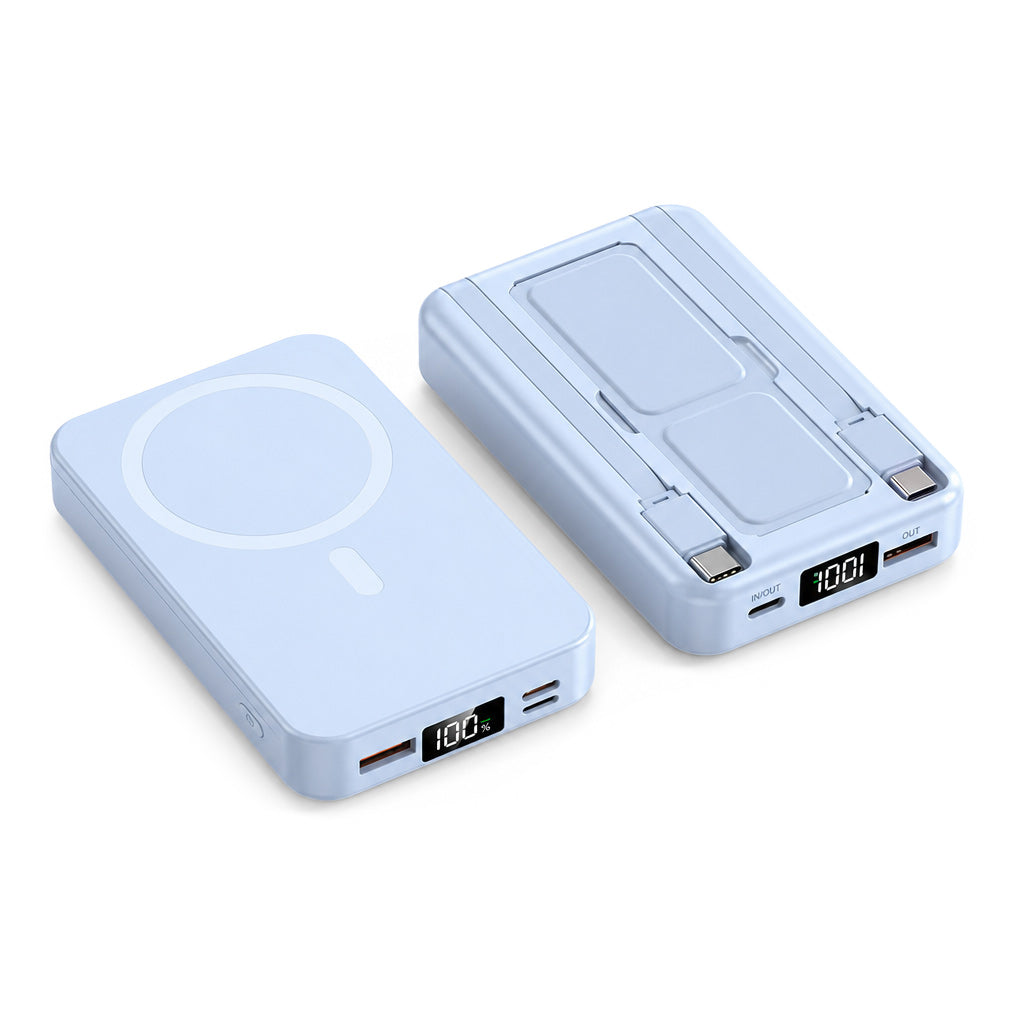 💥 50 % Rabatt! Magnetische Powerbank mit kabellosem Schnellladen – Kabel & Ständer inklusive! 📱 Für unterwegs, bis zu 20.000 mAh 🔋 Limitiertes Angebot ⏳
