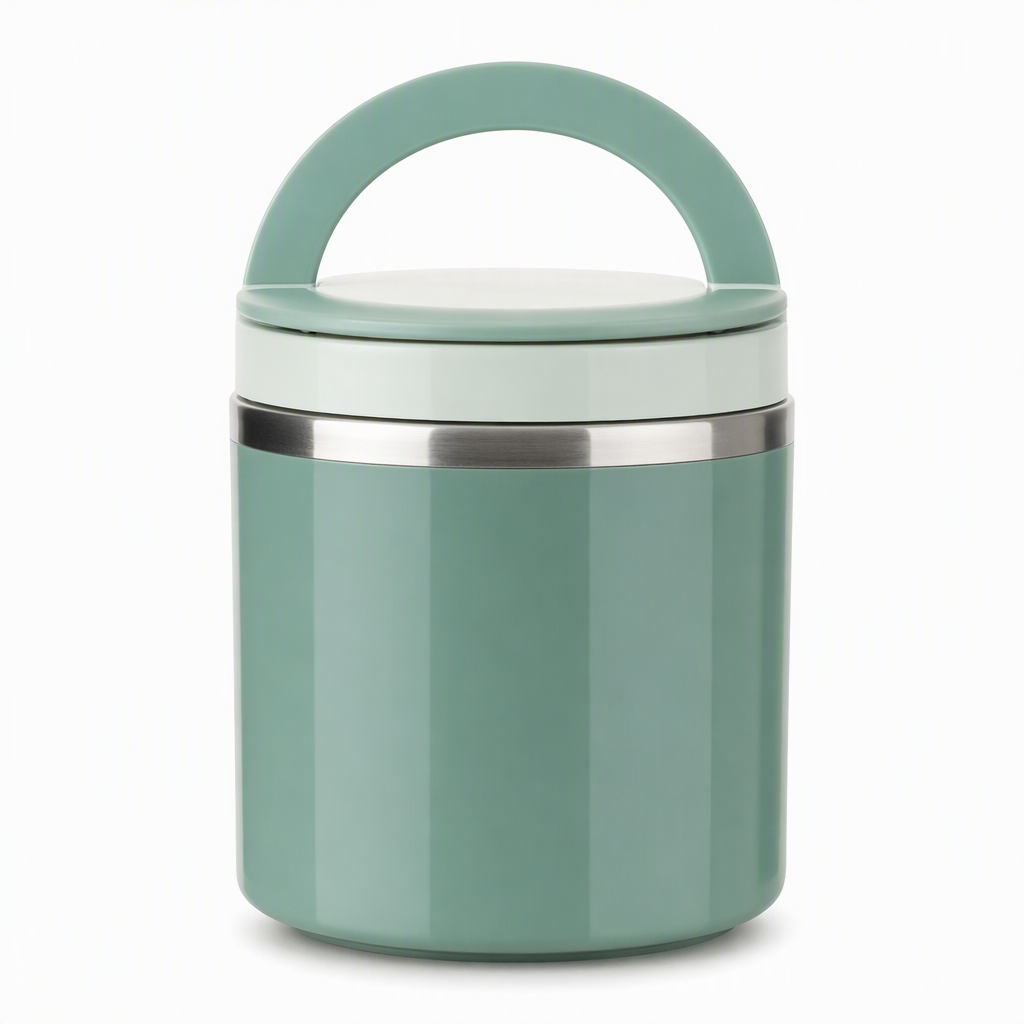 Portable Stainless Steel Insulated Lunch Box with Lid Multi Layer Stackable Bento Food Container for Students and Office Workers