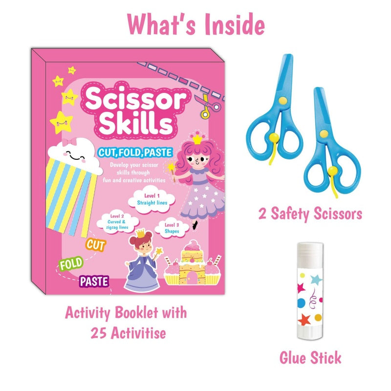 Kinder Schneideübungs-Activity-Book Set
