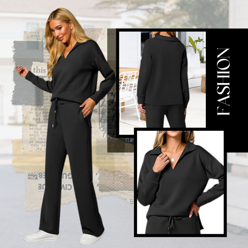 👚 60% RABATT! 🧥 Damen 2-teiliges Sweatshirtset – Bequemer Stoff, Lässiger Style & Perfekt für Alltag und Freizeit 🛍️