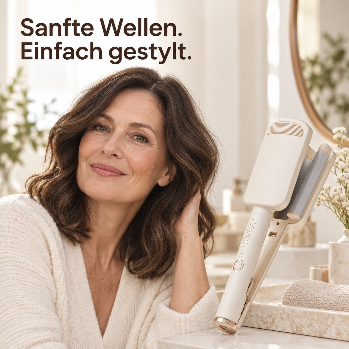 ✨50% RABATT 🌊 32-mm-Welleneisen – Weiche Wellen, voller Glamour! 🌊 4 Temperaturstufen, in ca. 10 Sekunden einsatzbereit, mit Ionen-Technologie