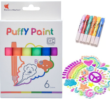 🔥🔥🔥 HEISSANGEBOT ！！！🎨 3D Puffy Art Pens™ – Kreative Reliefdesigns & DIY Kunstwerke