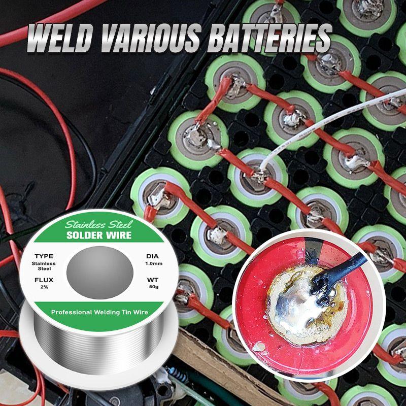 💥Hocheffizienter 80-W-Elektrolötkolben💥Kaufen Sie ihn zusammen mit Edelstahl-Lötdraht für Präzisionsarbeiten zu einem günstigeren Preis.