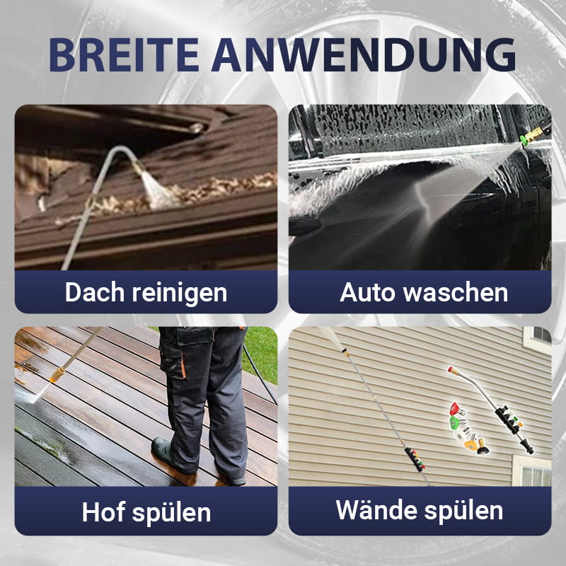 🧼 60% RABATT! 💧 Hochdruckreiniger-Stab-Set 4000 PSI – Tiefenreinigung, Ergonomischer Griff & Korrosionsschutz 🔧
