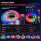 ✨ 50% RABATT! 🌟 Neon-Lichtband in Marderfell-Optik – 360° Rundumbeleuchtung ✨