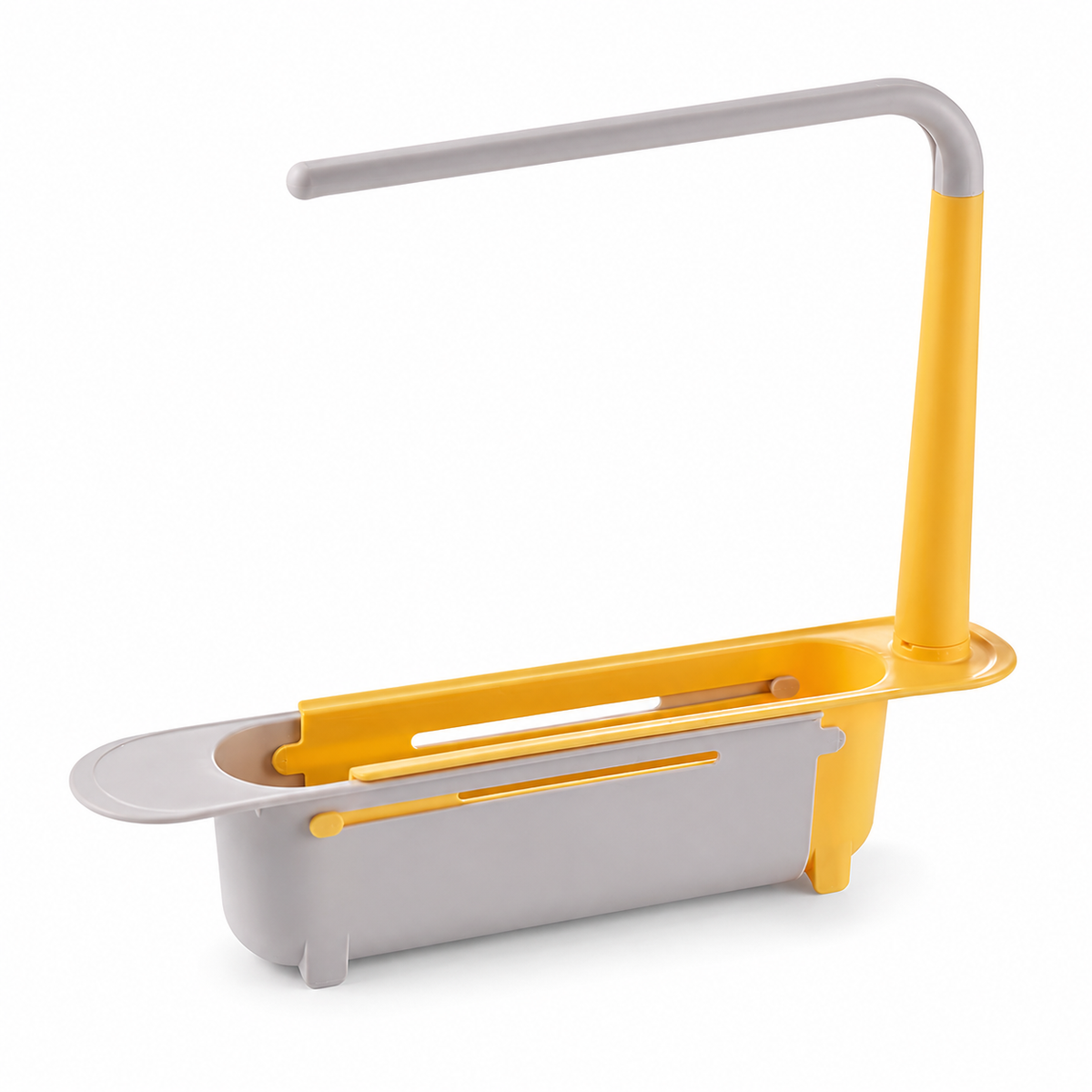 🚰 50% RABATT! 🧽 2-in-1 Spülbecken-Organizer – Ausziehbar mit Handtuchhalter ✨