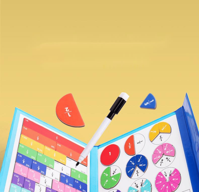 🧩50% RABATT! 🎨 Magnetisches Bruchpuzzle für Kinder – Fördert Feinmotorik, bunt & sicher – Perfekt für spielerisches Lernen zu Hause ✨