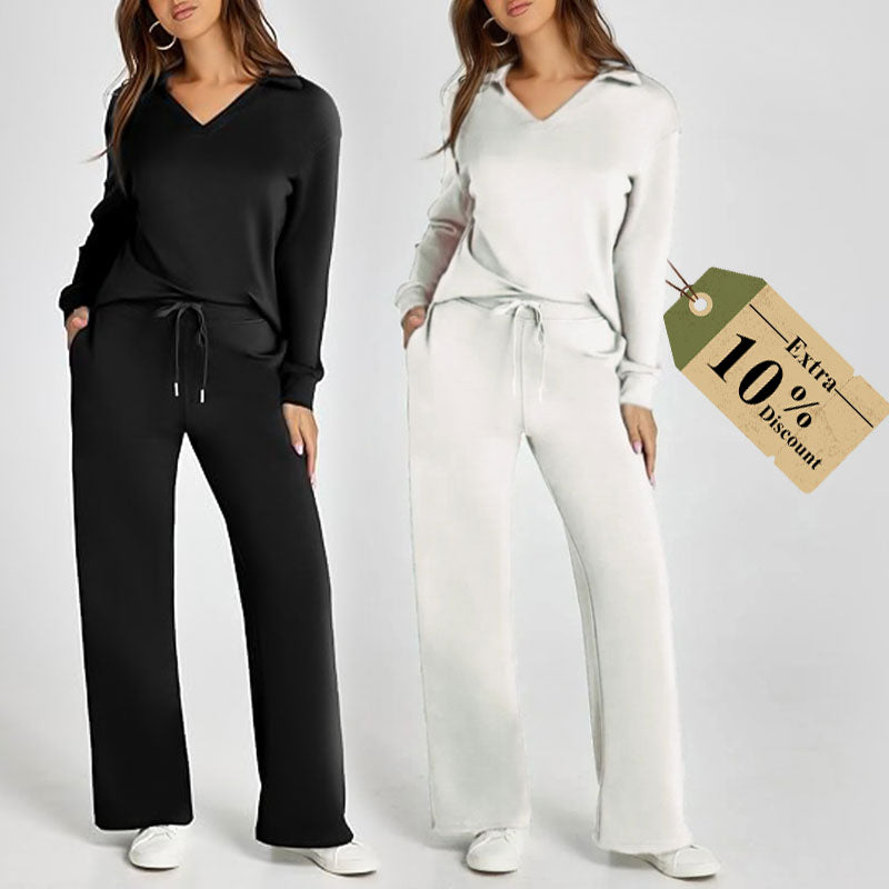👚 60% RABATT! 🧥 Damen 2-teiliges Sweatshirtset – Bequemer Stoff, Lässiger Style & Perfekt für Alltag und Freizeit 🛍️