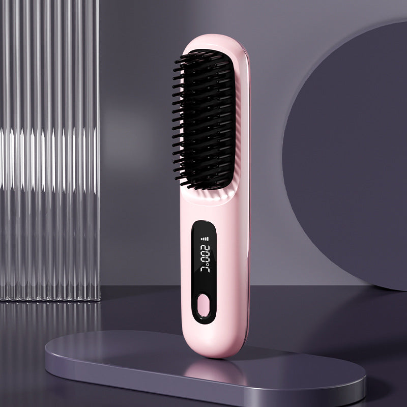 Kabelloser Keramik-Heiz-Haarglättungskamm💇‍♀️