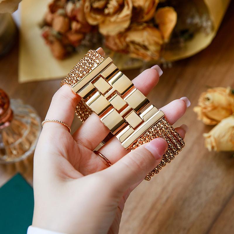 💖 Black Friday - 54 % Rabatt zum Tiefstpreis! 💖Damenuhr mit Strasssteinen und Quarzwerk