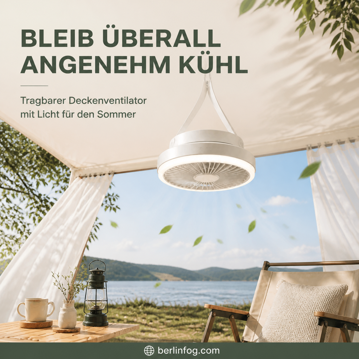 ⏰ Zeitlich begrenztes Angebot:50% RABATT auf wiederaufladbaren Deckenventilator mit LED! 🌬️✨