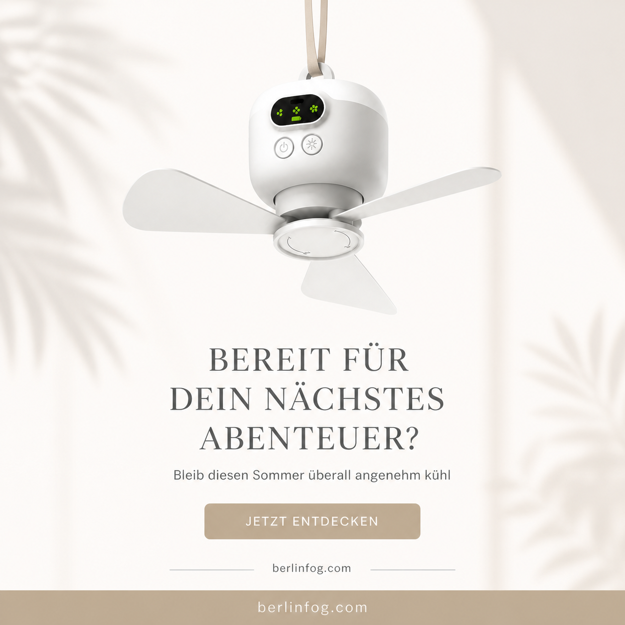 ⏰ Zeitlich begrenztes Angebot:50% RABATT auf wiederaufladbaren Deckenventilator mit LED! 🌬️✨