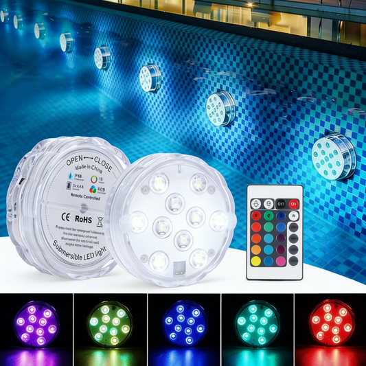 Unterwasser-LED-Leuchten (mit Funkfernbedienung)
