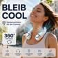 🏆Über 50.000 verkauft!💞 50 % RABATT! 🏖️ ChillGo™ 🍃 Hals-Klimaanlage – Ultra-leise, 360° drehbar, 3 Stufen. Freihändiges Kühlen, langer Akku. Der unverzichtbare Begleiter für den Sommer! 😎🌬️