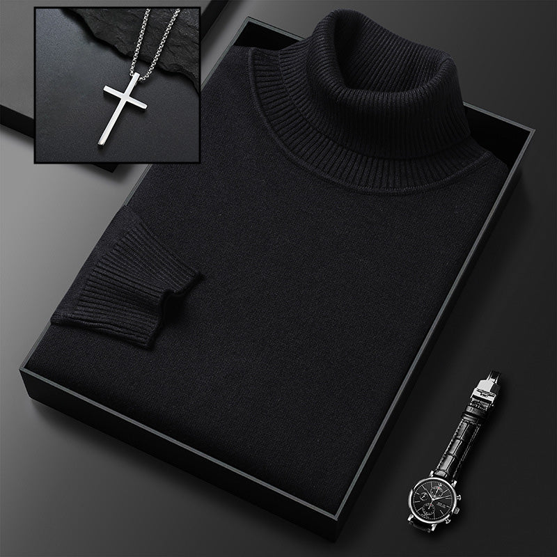 🧶 50% RABATT HOT SALE! ✨ Premium Kaschmirpulli Herren Einfarbig - Weiches Wohlfühlgarn mit Moderner Passform für Business & Freizeit 👔🎯