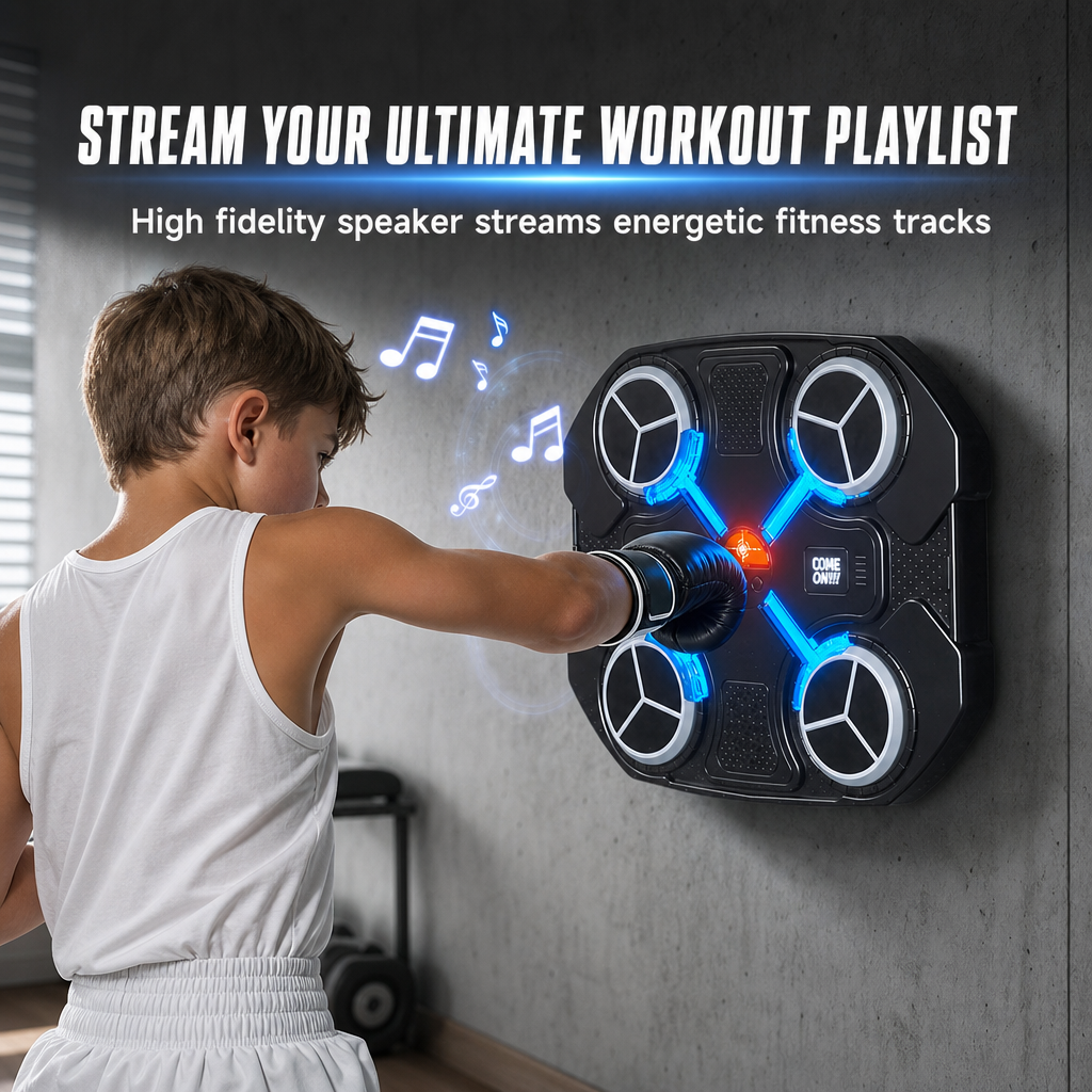 Elektronisches Musik-Boxziel für Kinder mit Rhythmus-Reaktionstraining für Fitness und Stressabbau zu Hause