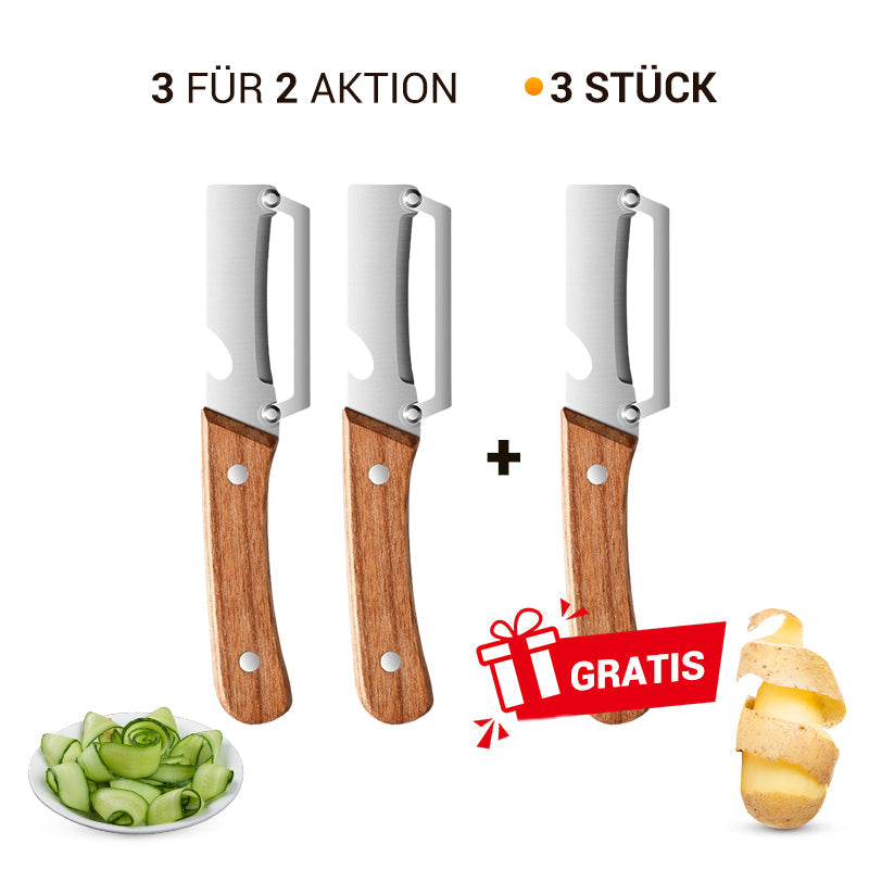 🥕 1+1 GRATIS! 🔥 Multifunktionaler Gemüseschäler für Die Küche – Edelstahlklinge, Ergonomischer Griff & Ideal Zum Schälen Von Obst & Gemüse ✨