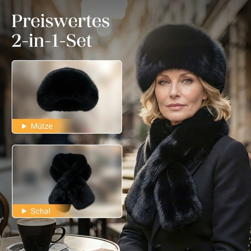 🎅 Festliche Vorratssale🧣👒Perfektes Set: Winterschal & Plüschmütze - Das Wärme-Duo für frostige Tage🎁