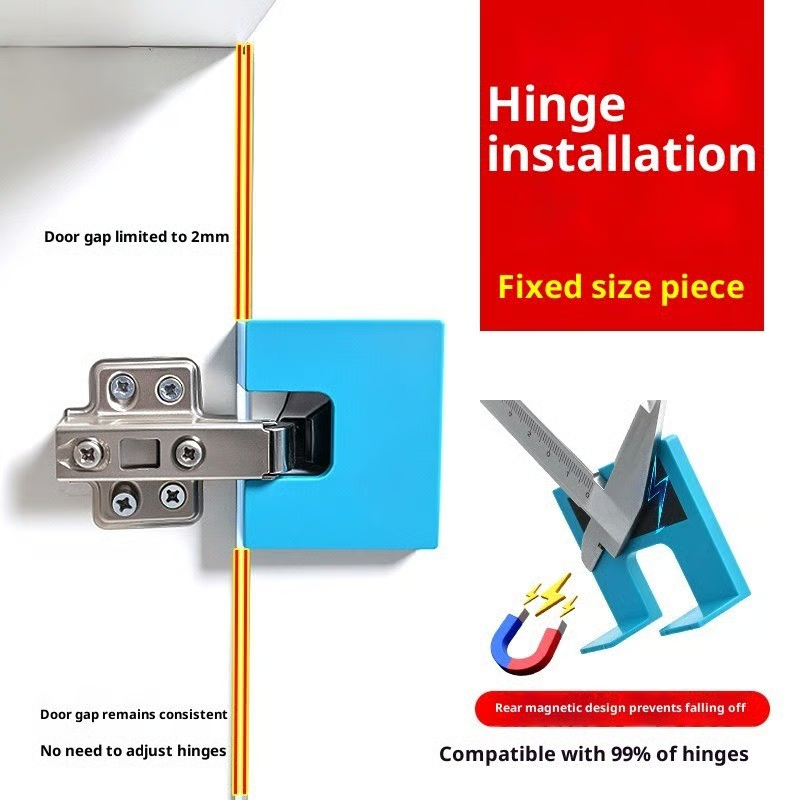 🚪 KAUF 1 ERHALT 1 KOSTENLOS! ✨ MAGNETISCHES SCHARNIER-ZUBEHÖR - Einfache Montage & Universelle Passform, Inklusive Adapter für Schnelle Türinstallation, Zeit- und Kraftsparend 🔩🏠