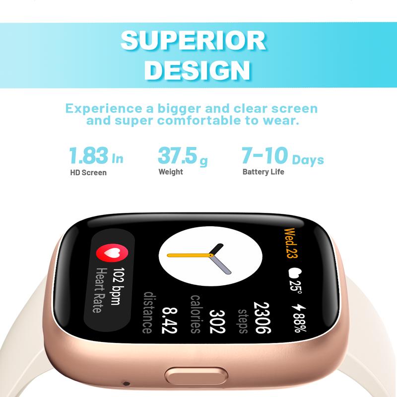 🔥JETZT 60 % RABATT⌚ Multifunktionale Bluetooth-Smartwatch für Sport / 🏃‍100 Sportmodi / 💧IP68 wasser- und staubdicht