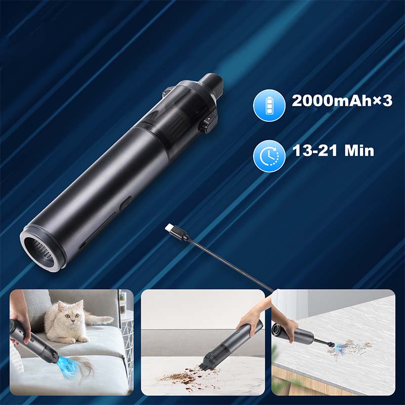 💥Aktion – 50 % Rabatt💥Tragbarer kabelloser Autostaubsauger mit hoher Saugkraft