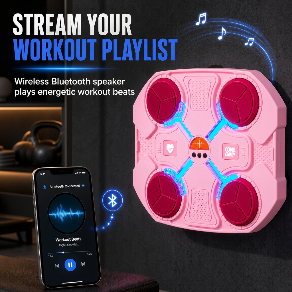 Elektronisches Musik-Boxziel für Kinder mit Rhythmus-Reaktionstraining für Fitness und Stressabbau zu Hause