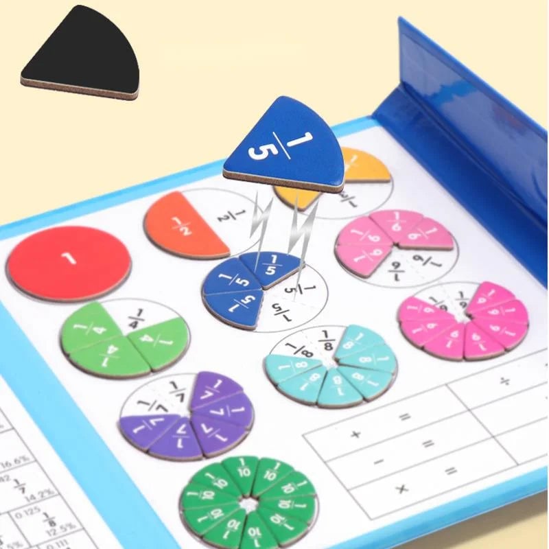 🧩50% RABATT! 🎨 Magnetisches Bruchpuzzle für Kinder – Fördert Feinmotorik, bunt & sicher – Perfekt für spielerisches Lernen zu Hause ✨