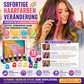 🎨 Temporäre Haarkreide mit Applikator 12 Farben