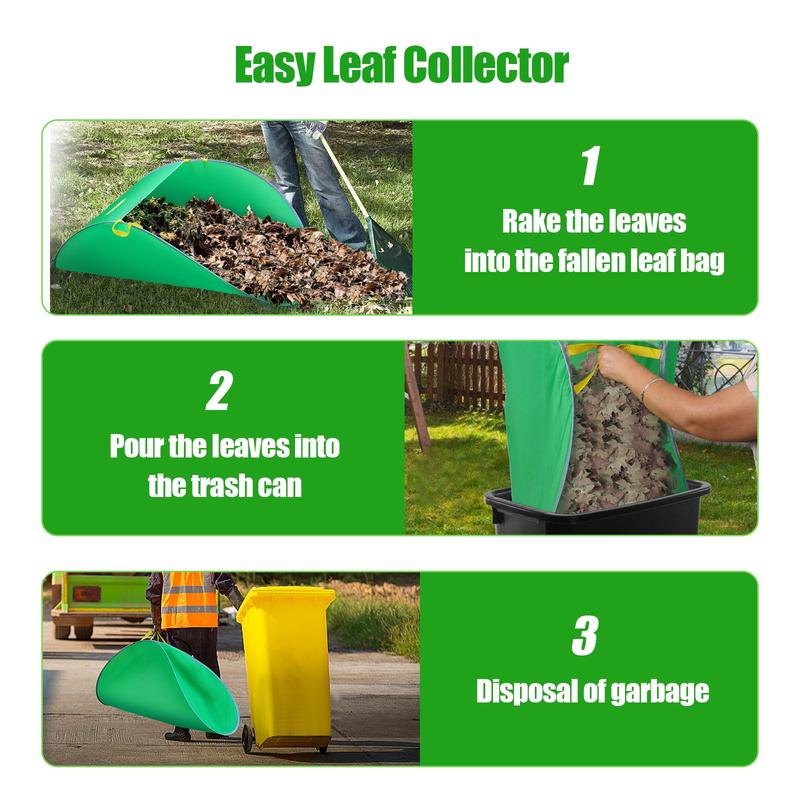 🌿Tragbares Laubsammelzelt für den Garten