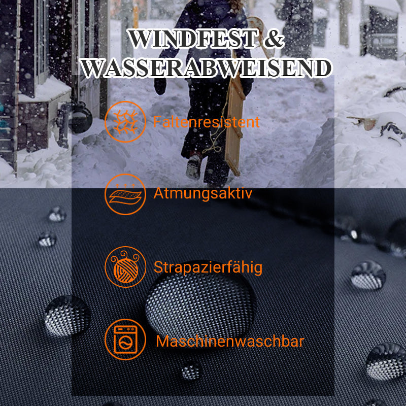 🔥HEIßER SALE 50% RABATT❄️🧥Damen Midi-Parka mit Strickärmeln