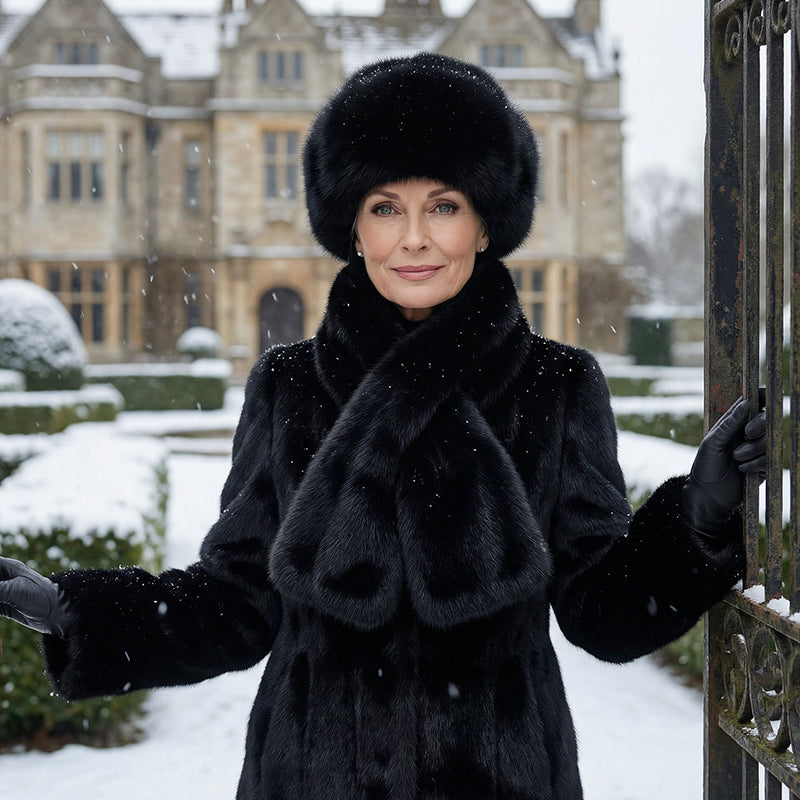 🎅 Festliche Vorratssale🧣👒Perfektes Set: Winterschal & Plüschmütze - Das Wärme-Duo für frostige Tage🎁