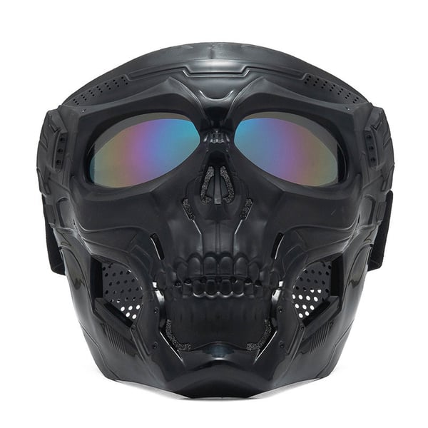 Schädel-Horror-Helm-Maske - 60% RABATT