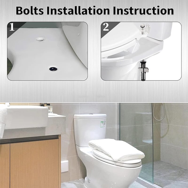 🚽 1 KAUFEN + 1 GRATIS! 🔧 WC-Sitz Befestigungsschrauben – Robuster Halt & stabiler Sitz ✨