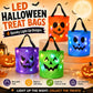 🎃 Diese Halloween-Tasche ist schon ein Hit! ✨ LED-Kürbis Trick-or-Treat-Tasche – Das perfekte Leuchten für Kinder 👻