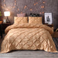 🛏️ 50% RABATT! 🌿 3-teiliges Bettwäsche-Set mit Pintuck-Falten – elegant, weich, komplett – für Ihr Traum-Schlafzimmer ✨
