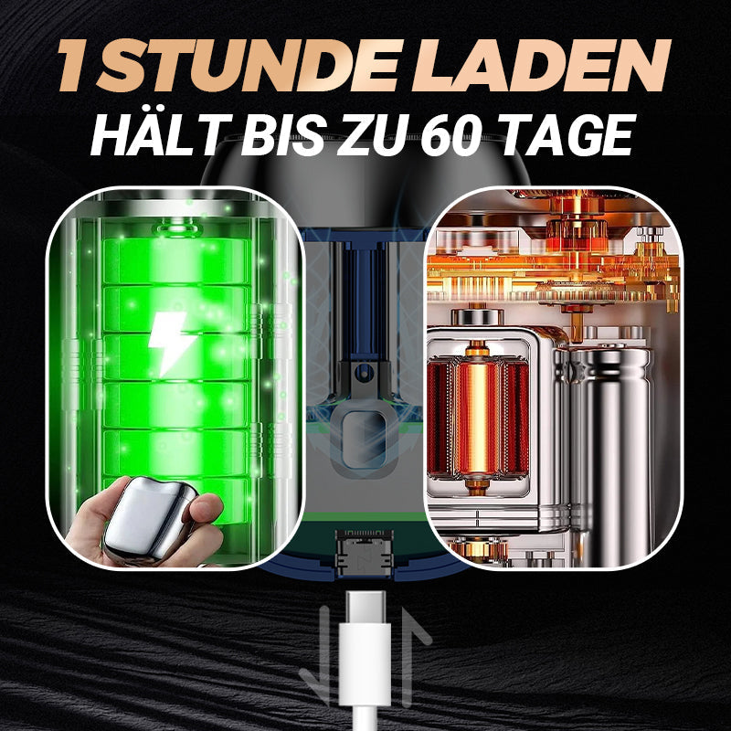 🔥🖤🎉BEST SALE🎁🎉Neuer verbesserter Taschenrasierer, Mini-USB-Rasierer
