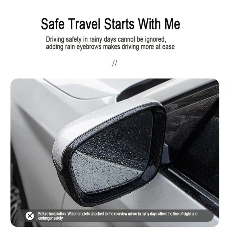 🚗 HEISSER VERKAUF 50% RABATT! ✨ Klickbefestigter Regenschutz für Außenspiegel - Universelle Passform mit Klarer Sicht bei Jeder Witterung 🌧️🔧