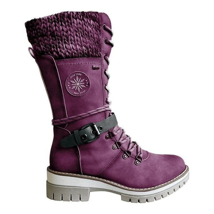 👢 60% RABATT! ❄️ Wasserdichte Knie-Schneestiefel – Warm, Rutschfest & Langlebig – Perfekt für Winter & Outdoor 🧤